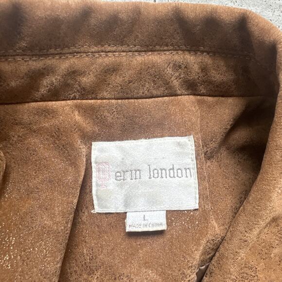 Erin London Women's Brown Jacket Size Large - Picture 3 of 7